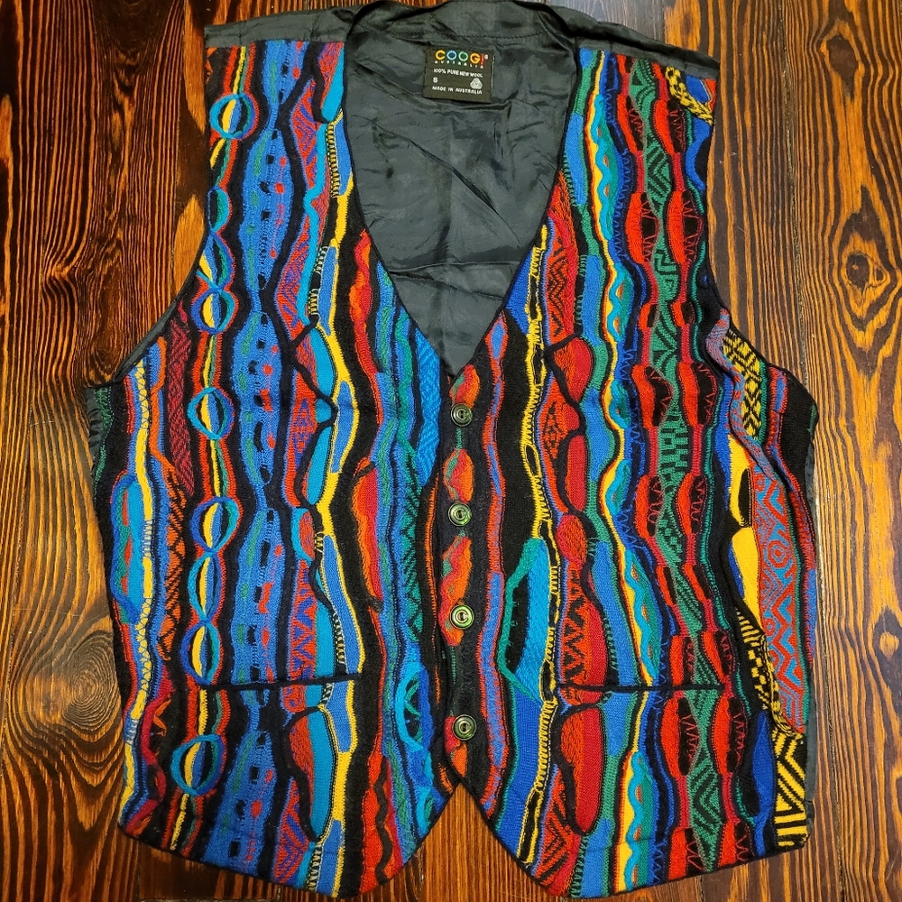 Authentic Coogi Sweater Vest size Small